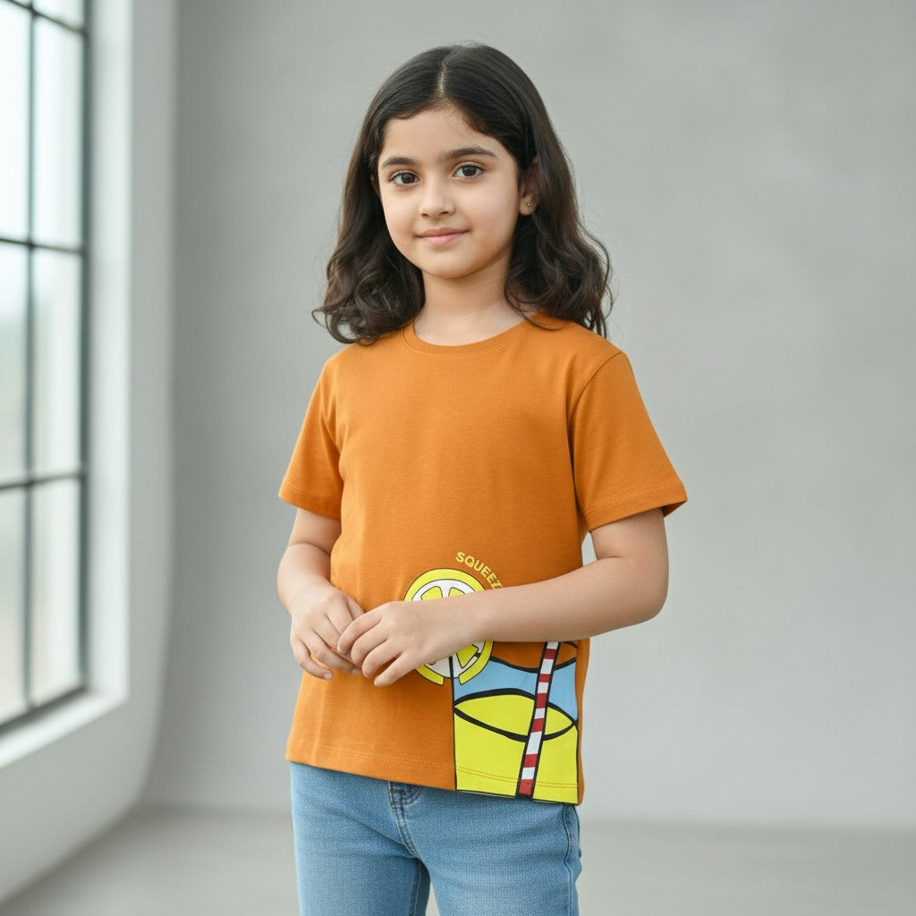 GIRL'S GRAPHIC T-SHIRT