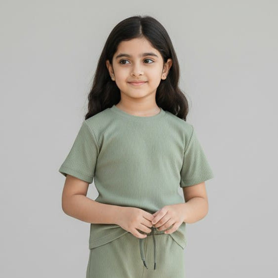 GIRL'S KNITTED T-SHIRT