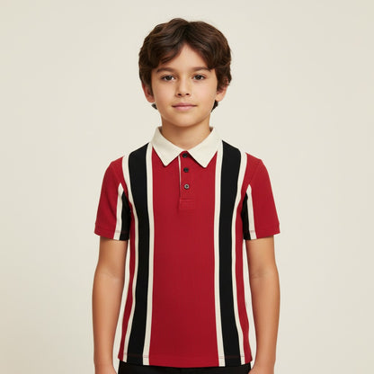 BOY'S STRIPED POLO SHIRT