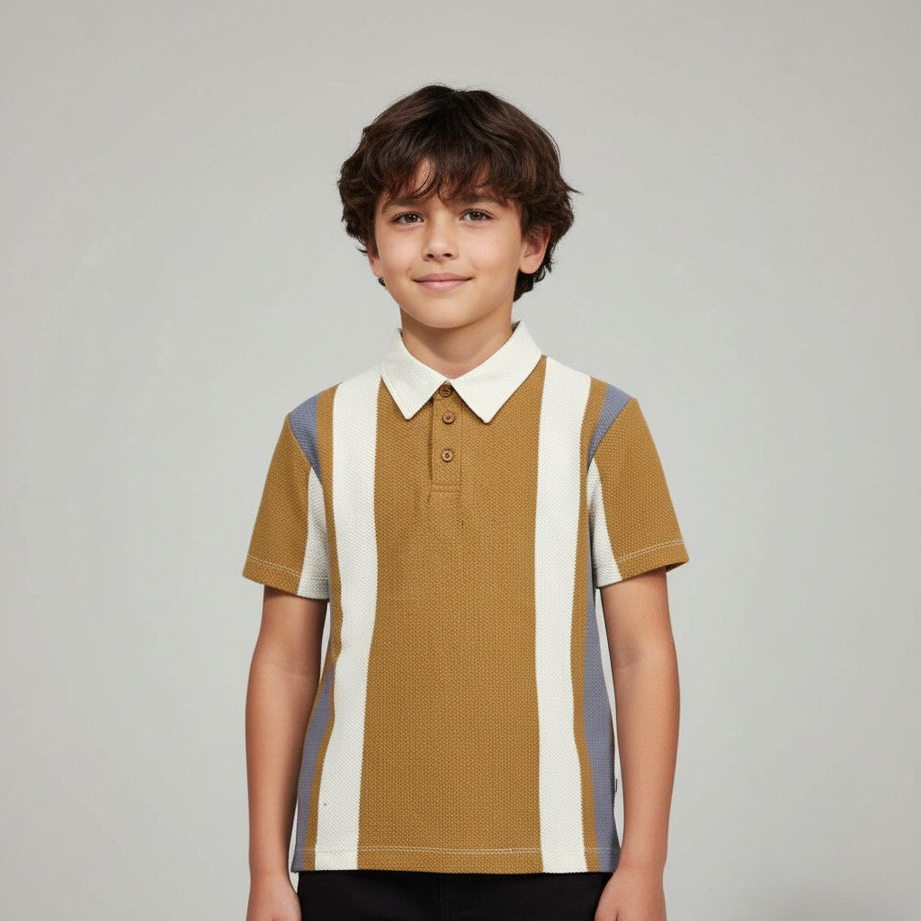 BOY'S STRIPED POLO SHIRT