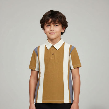 BOY'S STRIPED POLO SHIRT