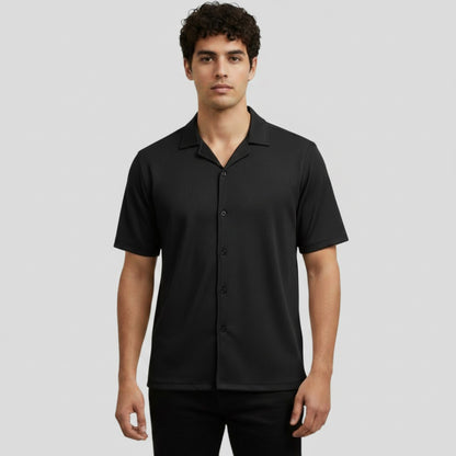 MEN'S TEXTURE BUTTON DOWN SHIRT