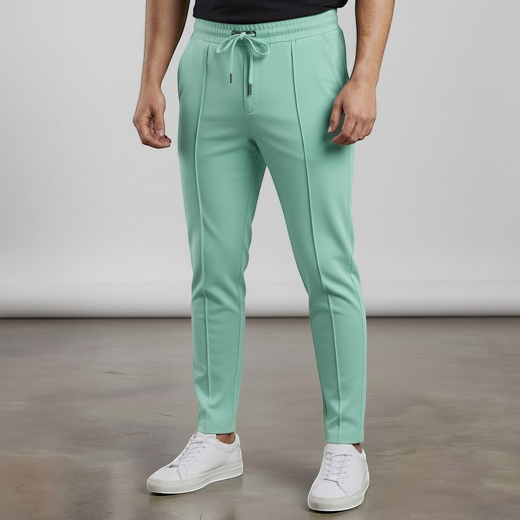 MEN'S BASIC KNIT TROUSERS
