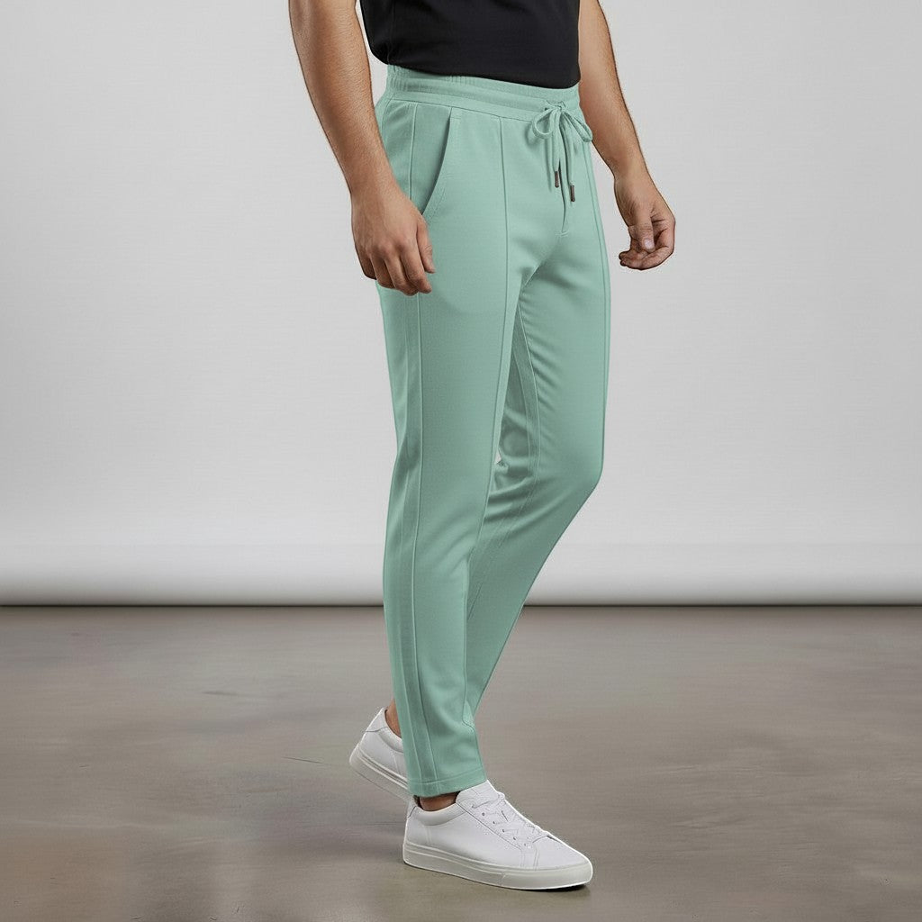MEN'S BASIC KNIT TROUSERS
