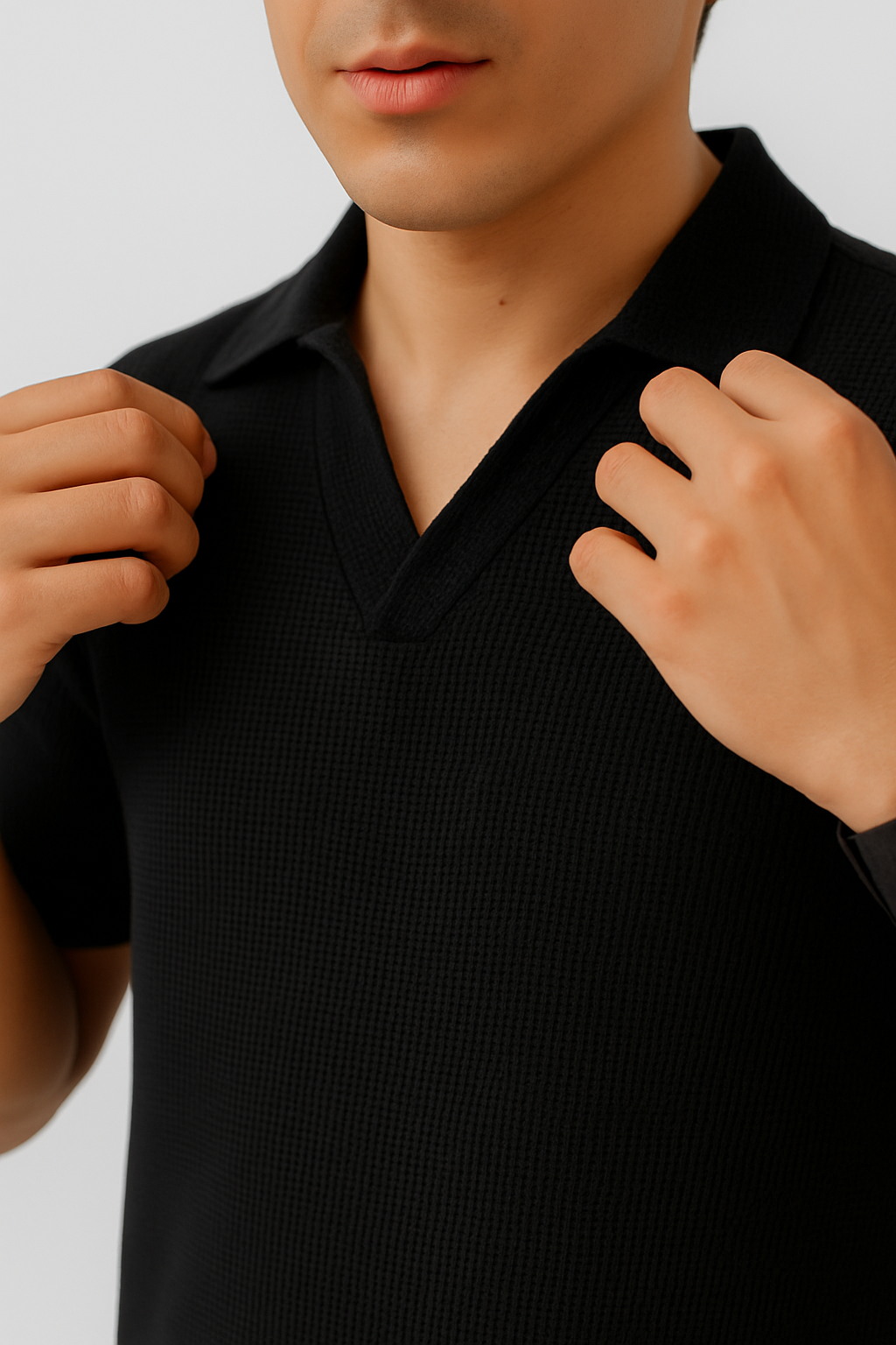 MEN'S JOHNNY COLLAR POLO