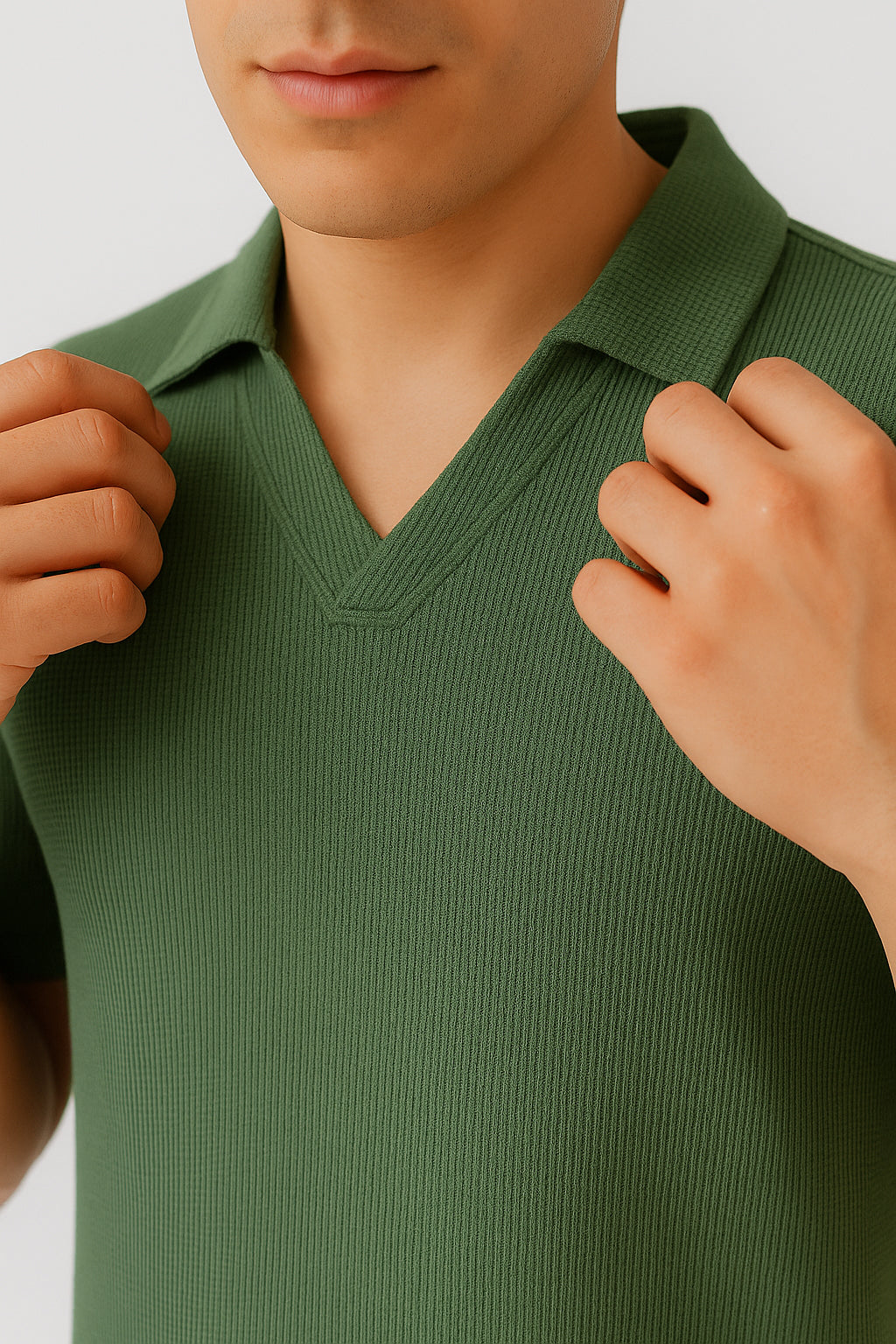 MEN'S JOHNNY COLLAR POLO