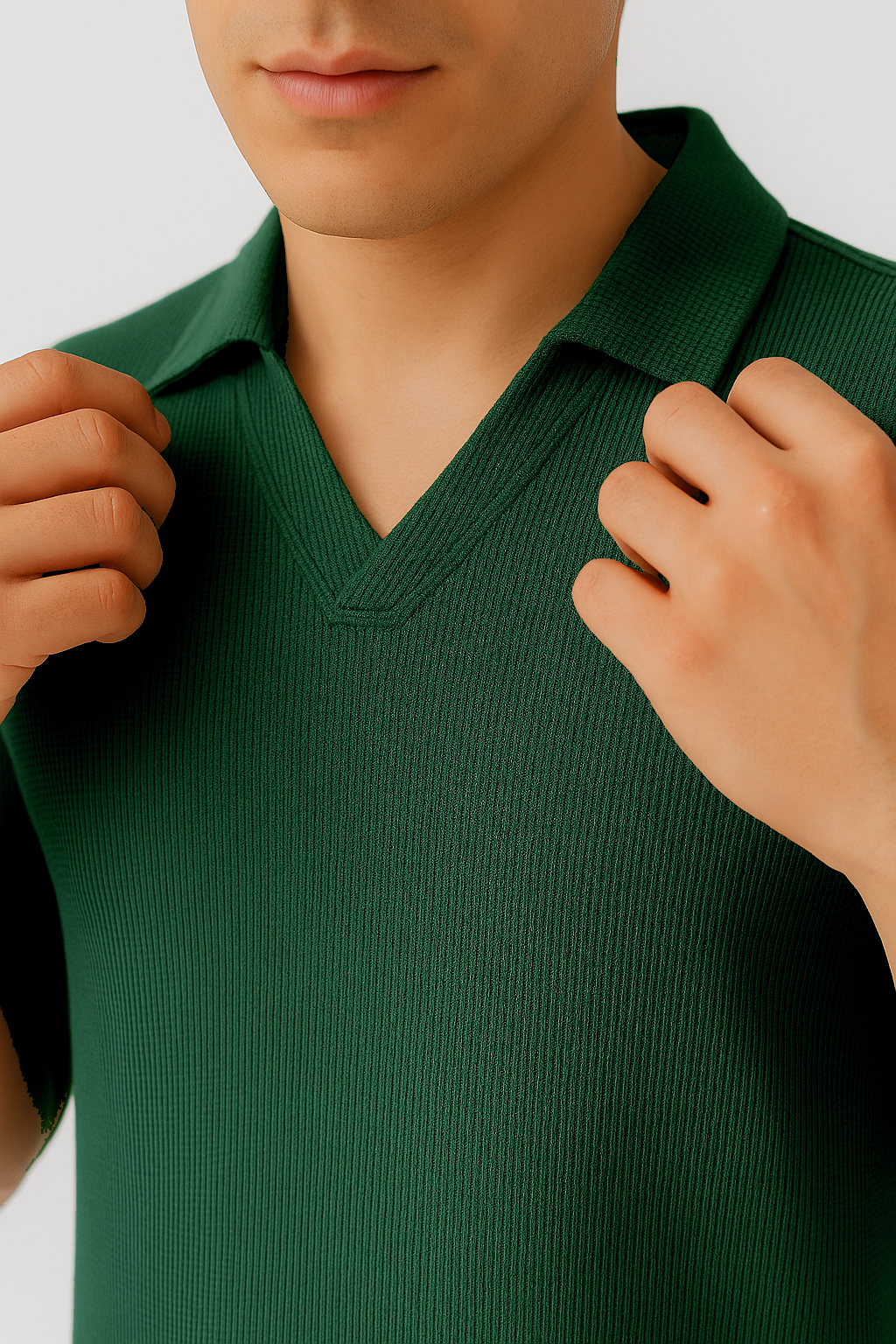 MEN'S JOHNNY COLLAR POLO